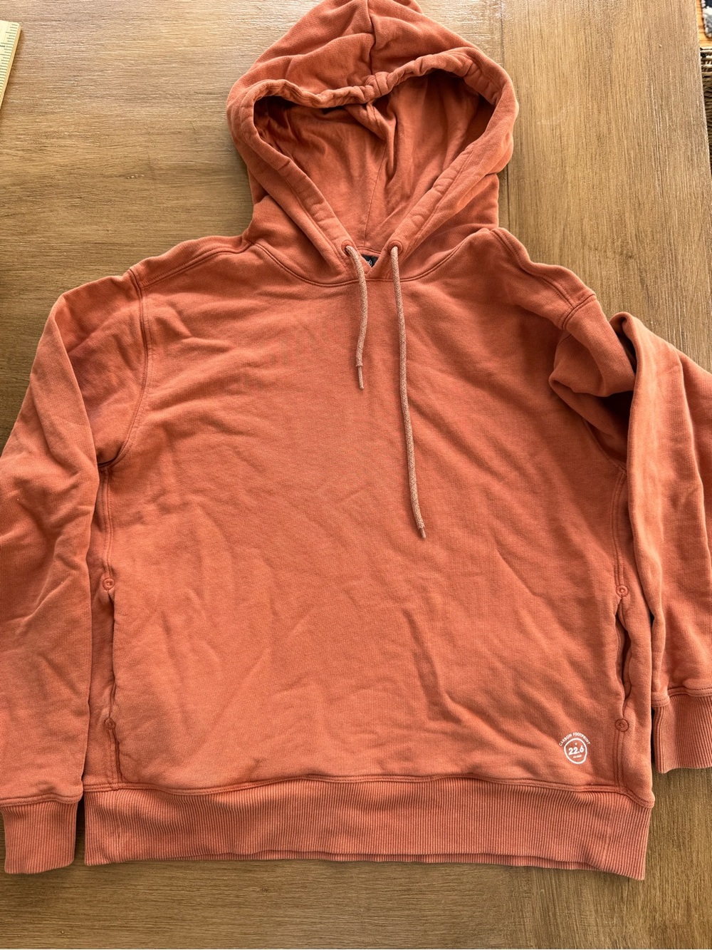 allbirds Women's Hooded Sweatshirt in Rust Orange
